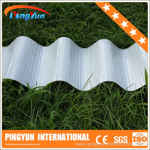 transparent corrugated frp roofing sheet